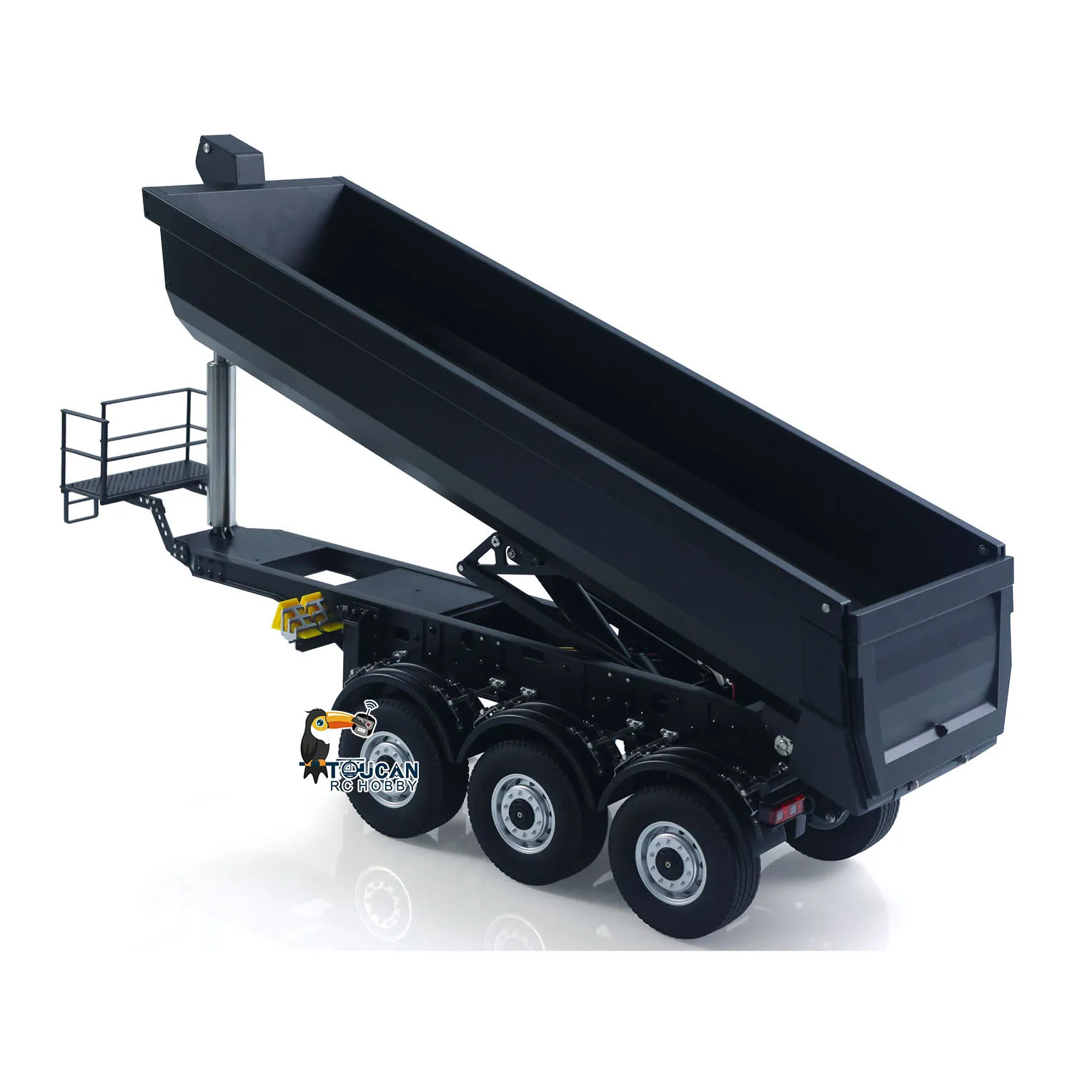 

1/14 Kabolite 770S 100 металлический пульт дистанционного управления 3 оси электрический подъемный полуприцеп самосвал для радиоуправляемого тягача SC зарядное устройство