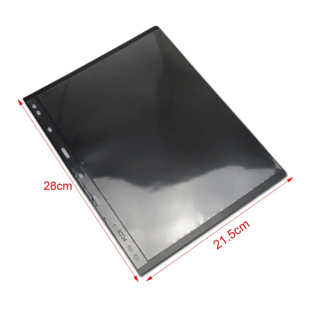 10 قطعة/الوحدة PVC جمع أصحاب طوابع أوراق فضفاضة ختم ألبوم ختم صفحات البطاقات البريدية ورقة