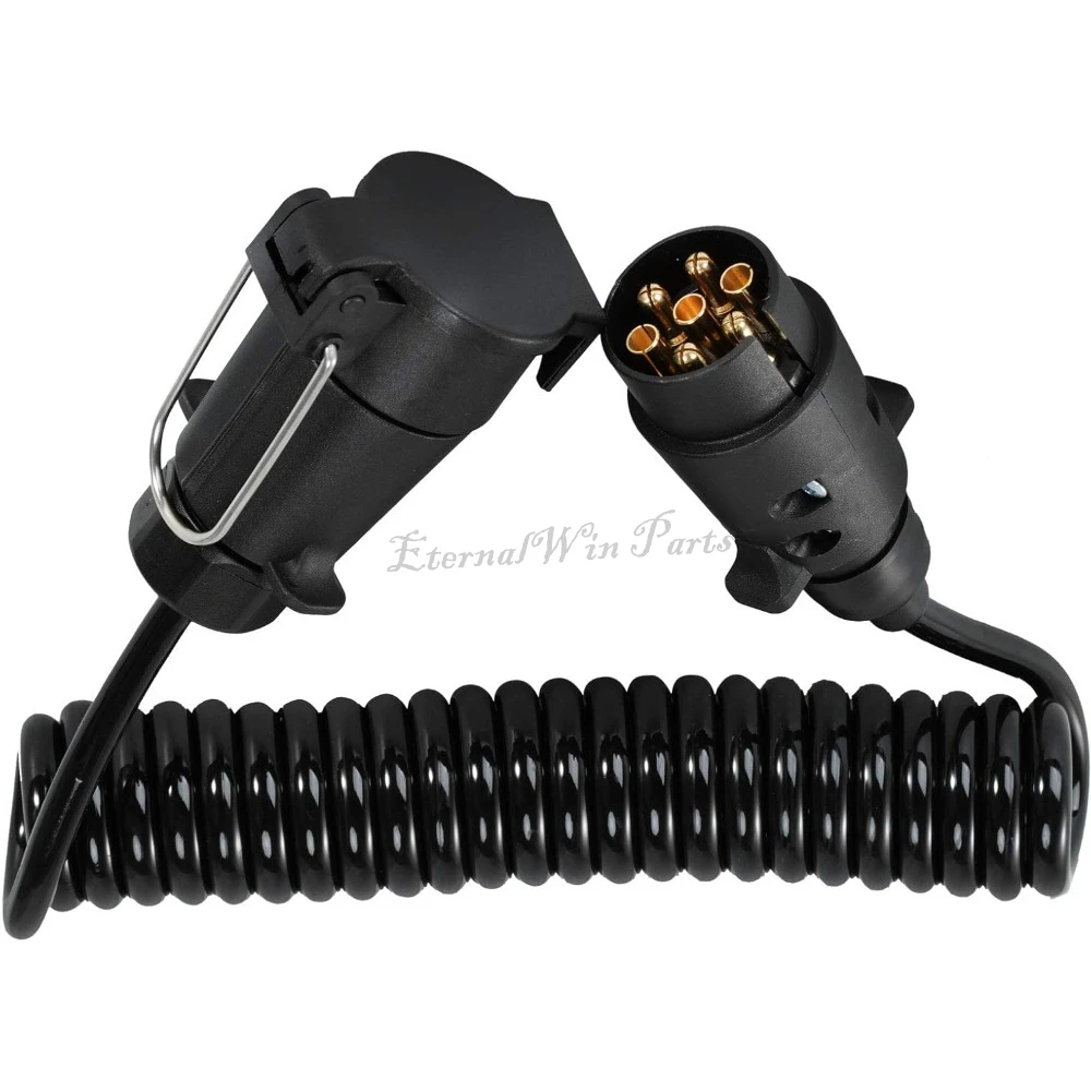 

3-метровый 7-контактный удлинительный кабель, 7-жильный водонепроницаемый адаптер, разъем для тяжелого грузового прицепа, проводка прицепа RV