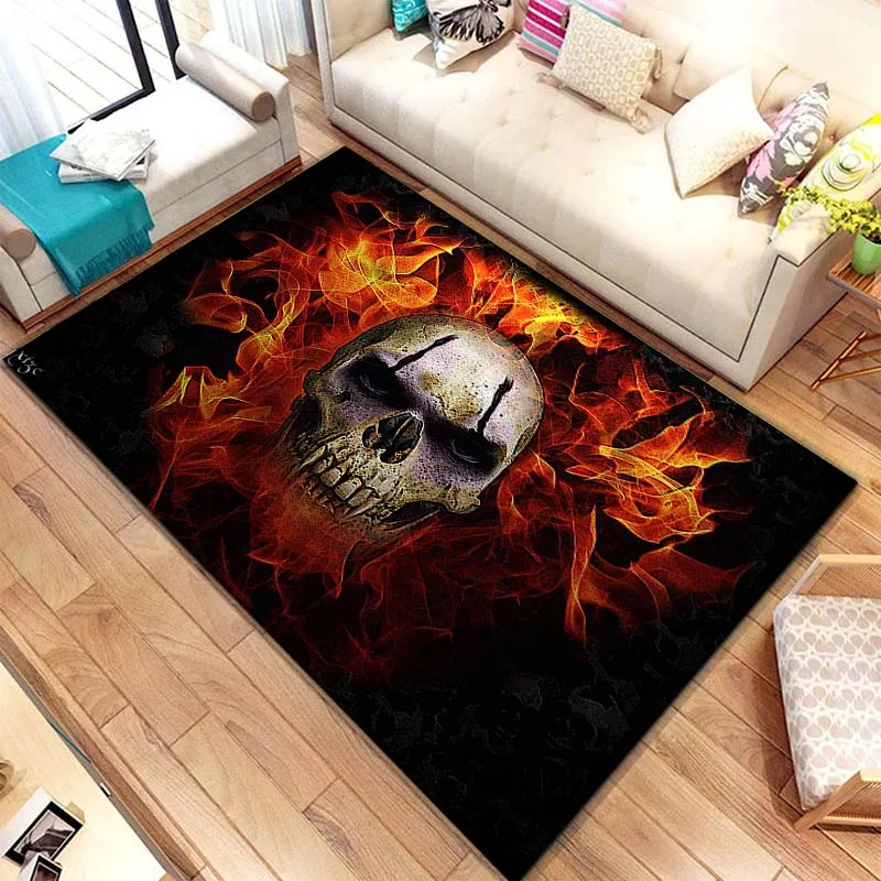 15 sizes  scary skull Bath Mat Door Mat Rug Carpet Kitchen Rug Cute Room Decor Gamer Rug Welcome Children Room Mat Doormat Mat