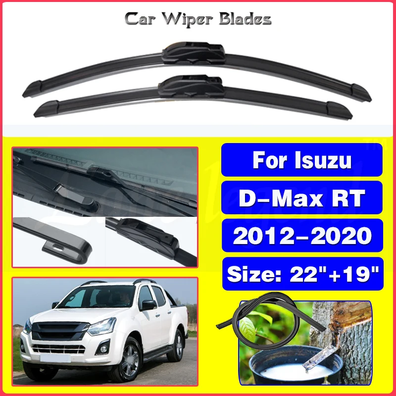 Car Front Wiper Blade For Isuzu Chevrolet D-Max RT50 85 KB 2012 - 2020 Windscreen Windshield Car Accessories U J Hook Arm 22