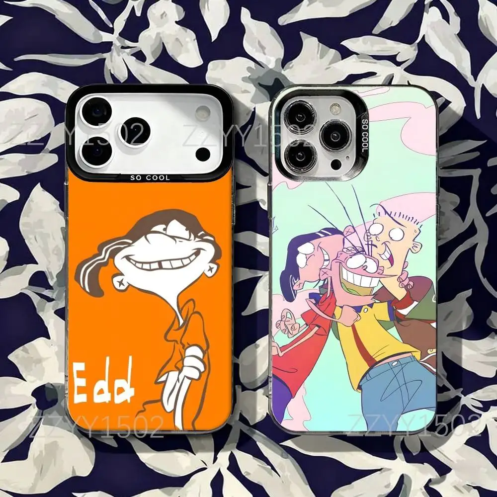 

Cartoon Ed Ed And Eddy Matte Finish,Fingerprint Proof Phone Case For iPhone 17,16,15,14,13,12,X,8,Pro,Max,Plus,SE4,Air,Mini