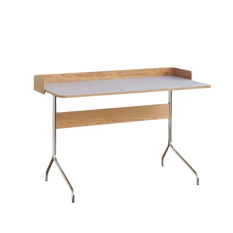 

Medieval solid wood desk retro home computer student writing desk study small apartment writing