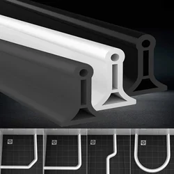 Bande de retenue d'eau pliable en Silicone auto-adhésive, barrière d'eau de douche, pour séparation de salle de bains, accessoires de douche, nouvelle collection