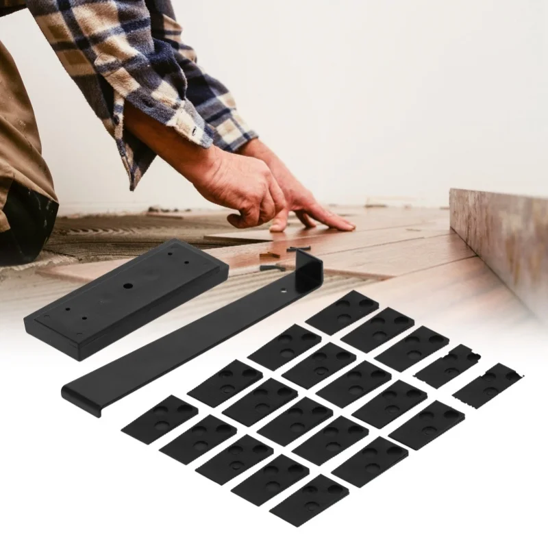 

Набор для укладки напольных покрытий: инструменты для монтажа ламината, деревянных полов, с распорками, толкателем и отбойным молотком