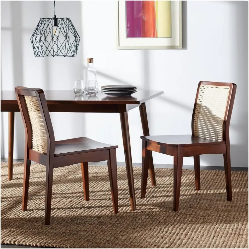 

Dining Chair, Home Collection Benicio Dark Brown/Natural Rattan Dining Chair (Set of 2)