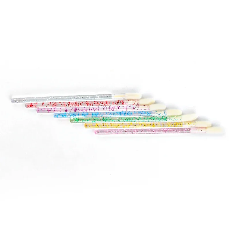 Hurtownia QIWU 50 szt. Aplikatorów do ust, pędzli do makijażu rzęs, pędzli do przedłużania rzęs, szczoteczek do tuszu do rzęs, zestaw pędzli do szminki, narzędzia do makijażu