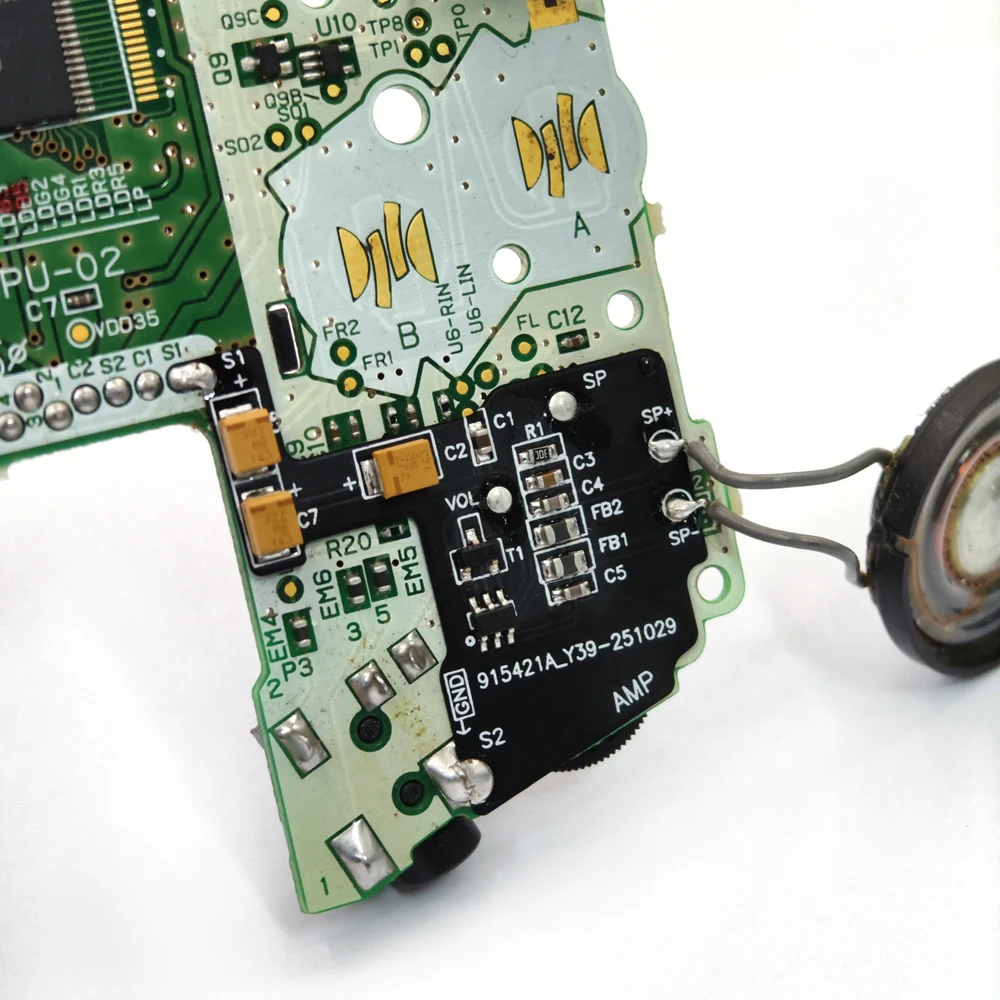 Moduł Wzmacniacza Dźwięku AMP Mod do GBA SP/GBA AGS-001/101 Podwyższający Głośność Głośnik Kabel FPC Płytka Zamienna Części Zamienne — zdjęcie produktu 3
