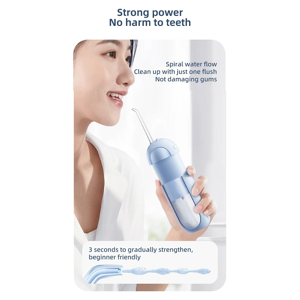 

[AA49] Электрическая зубная щетка с функцией водной чистки для зубов, бытовая зубная щетка-флоссер для чистки зубов, белая