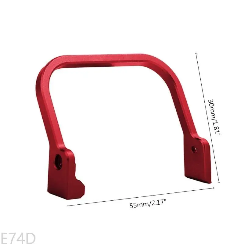 1 Set Metall-Gimbal-Stoßstange für Avata, Kamera-Schutzstangenschutz aus Aluminiumlegierung, stoßfestes Zubehör, Schwarz/Rot – Detail 6