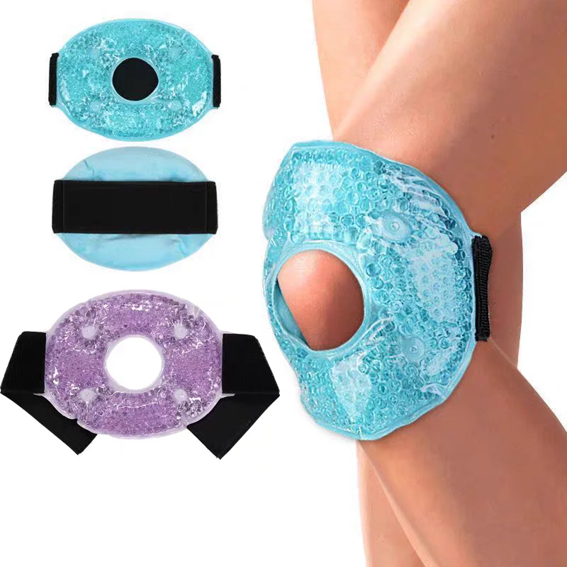 حزمة ثلج كبيرة قابلة لإعادة الاستخدام، جل بارد ساخن، علاج ثلج، لفافة الركبة للكاحل والأكتاف وإصابات الرأس، استخدام علاج التعافي الرياضي