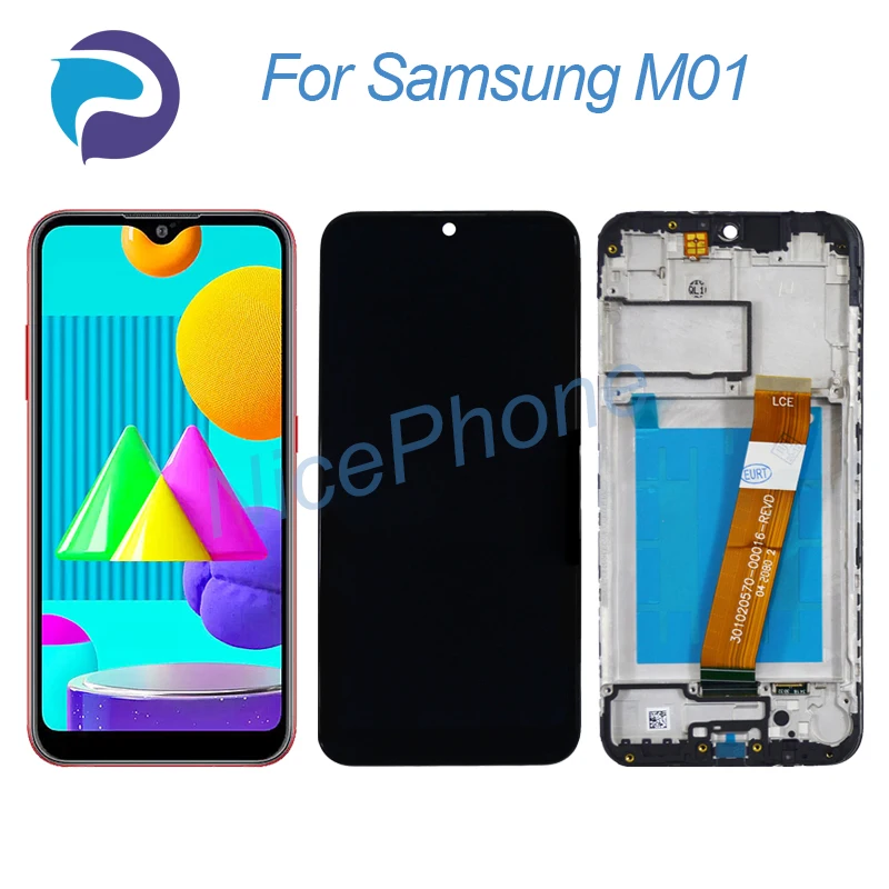 for Samsung M01 LCD Screen + Touch Digitizer Display 1520*720 SM-M015F/G/DS LCD Screen Display