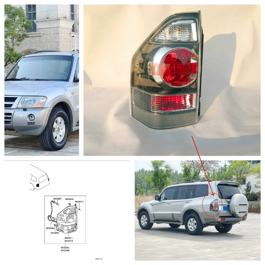 

1 шт. задний фонарь, сигнальный фонарь, стоп-сигнал, подходит для Pajero Montero Shogun V63W V73W V75W V77W 8330A571 8330A572