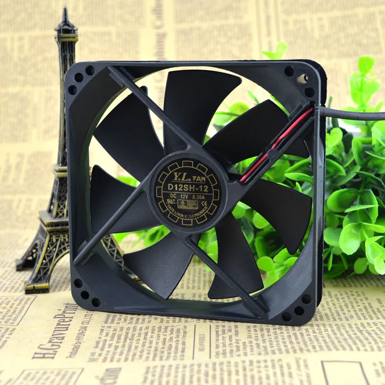 YATE LOON 12012025MM 12CM/ CM 12V FAN D12SM-12