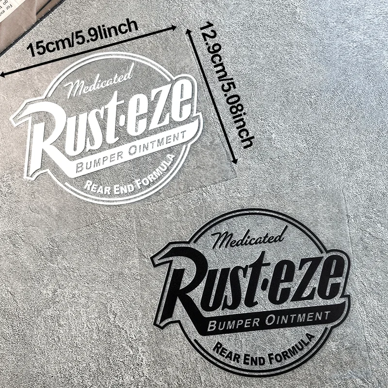 Rust-Eze Motorcycle Decals, For Reassembly And Fuel Tank Covering – Slider Vinyl Paper For Scooters With Car