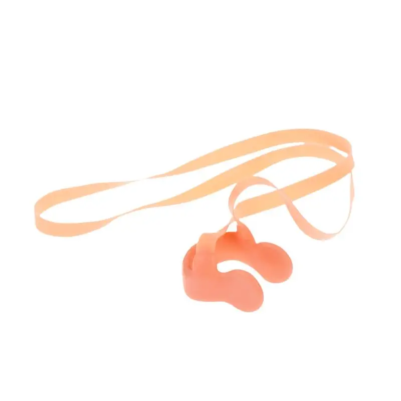 Adult Nose Clip Swimmings Silicone Rope Swimming Nose Clip Swimming With String Comfortable Soft Latex Plugs For Children Kids view 5
