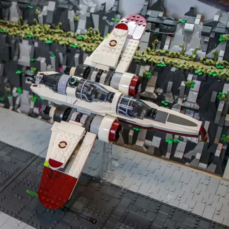 Nowy ARC-170 Starfighter Zmontowany V-Wing Samolot Rozpoznawczy Klocki Zestaw Starfighter Klocki Zmontowane Klocki Prezent Zabawka 75402