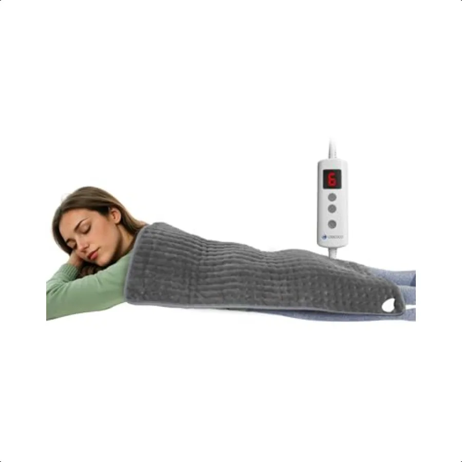 

18 x 33 Большая грелка для спины FSA Eligible Heat Pad Подарки на день рождения HSA Eligible XXXL Подушка с подогревом для менструальных судорог 6 Heat S