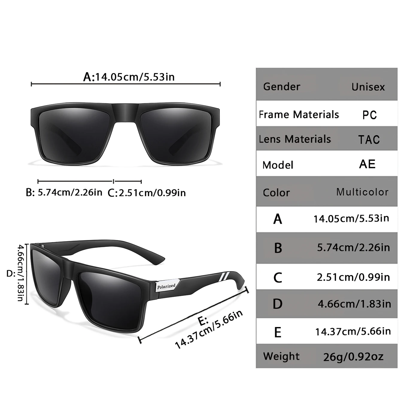 Polarized Sunglasses for Men Women Brand Trendy Eyewear Unisex Vintage Motorcycle Driving Fishing Travel Shades with BOX