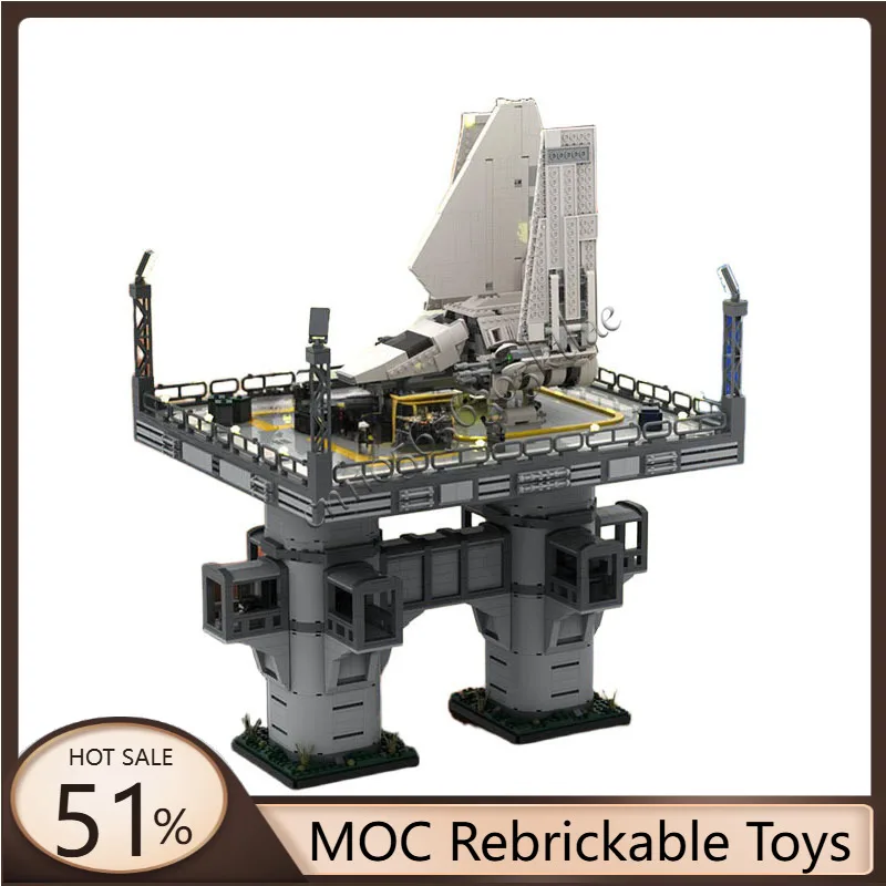 

2450 шт. MOC Space Battle Series Landport Endor модель на заказ головоломка технология творческое образование сборная игрушка для детей подарок