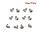 12pcs White