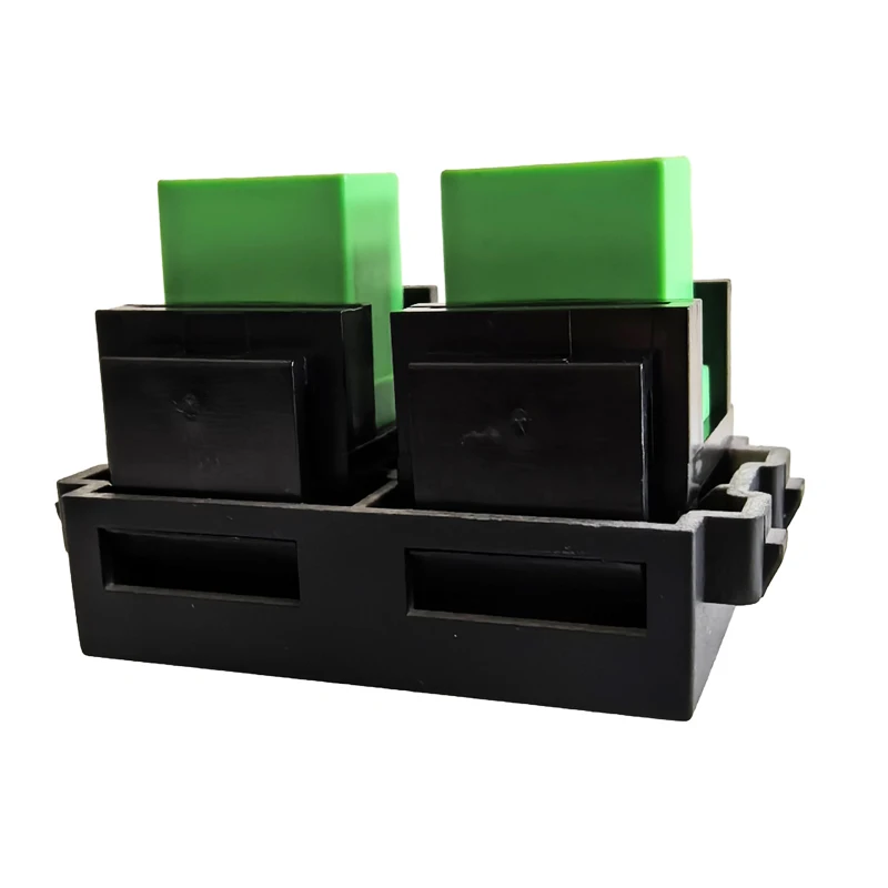 Dual SC APC UPC Optic Fiber Module Component Single Mode SC-SC Female Jack Keystone Slot Connector In Black For LAN Network