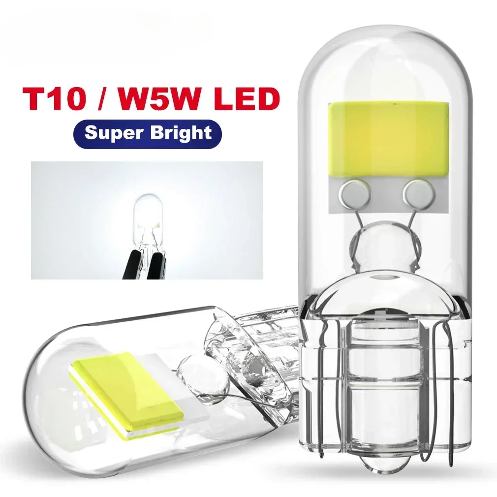 W5W T10 LED CANBUS No Error 5W5 DC 12V 6000K 194 168 LED Car Interior Map Dome Lights Auto Signal Lamp Bulb White Amber Red