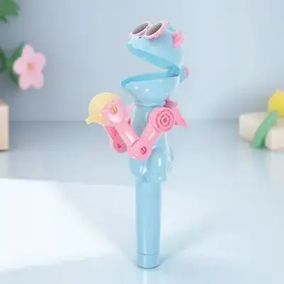 

Creative Lollipop Robot Holder Blue Lightweight Novelty Candy Box for Children Boys Girls Party Favors Unique Personality Gift