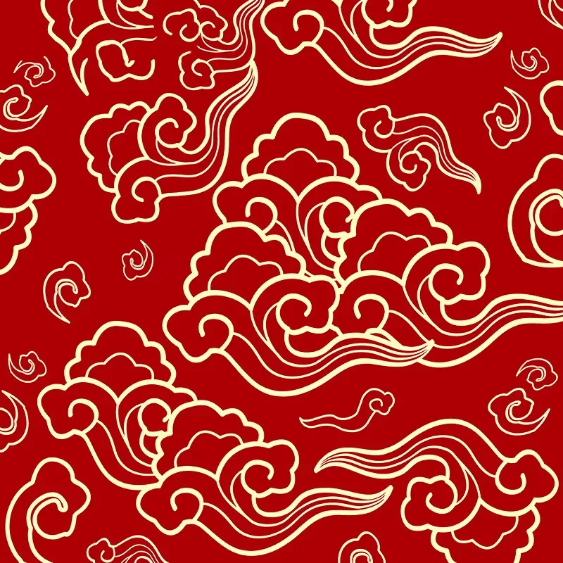 

Благоприятный китайский стиль, большие красные благоприятные облака, обои для гостиной, тибетский фон, стена, буддийский нишевый храм, буддийский