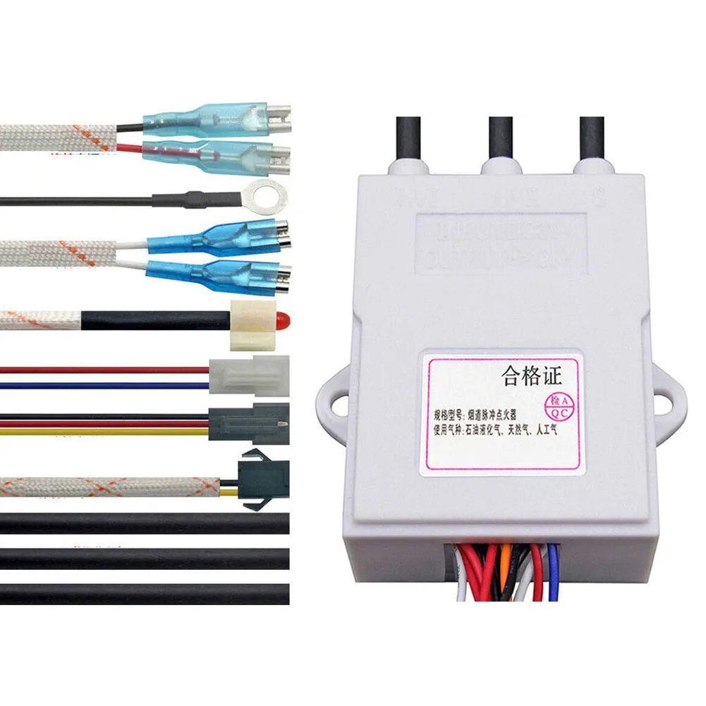 Imagem -02 - Aquecedor de Água a Gás Doméstico Ignição Dupla Controlador de Ponto de Pulso de Três Fios Acessórios de Aquecedor de Água a Gás