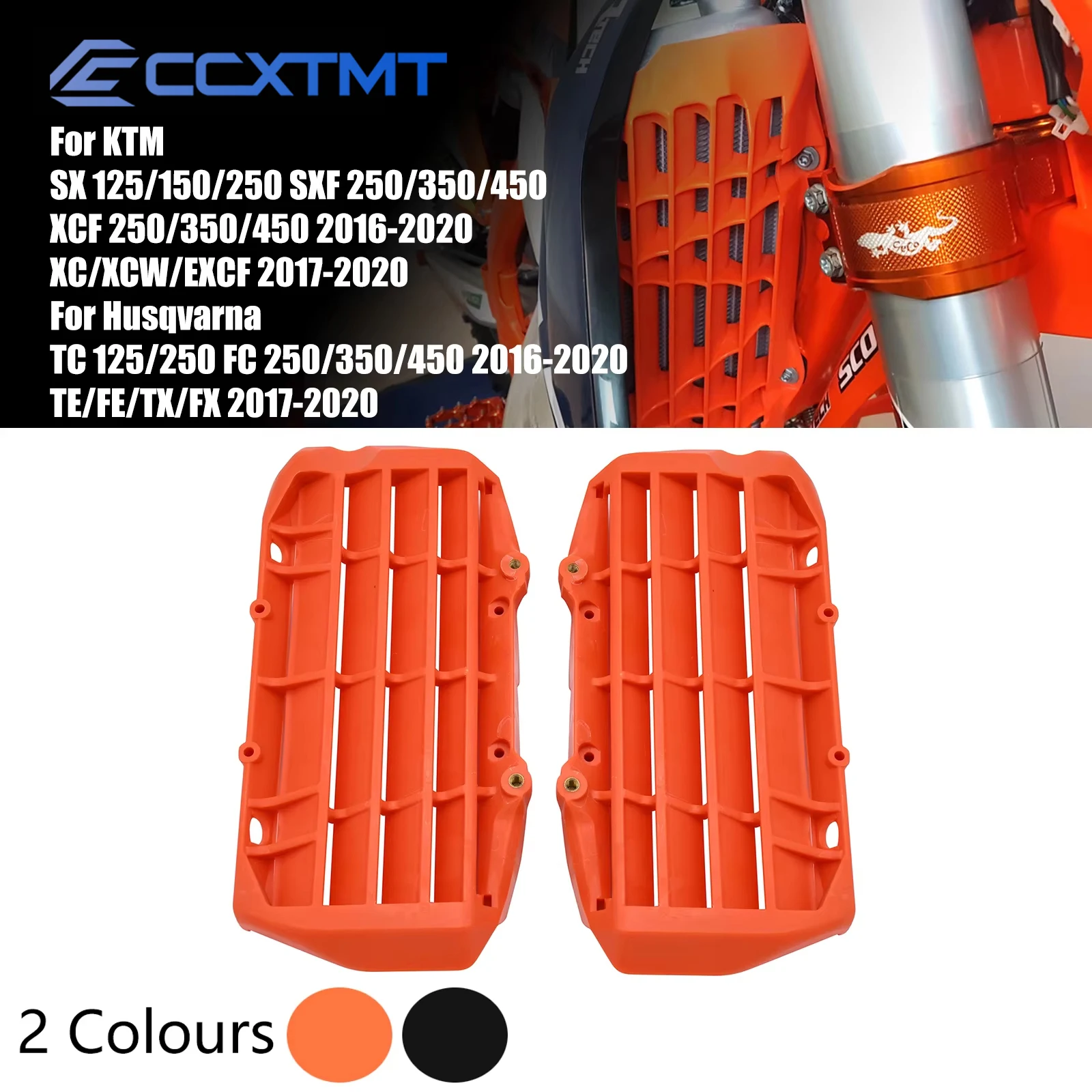 

Motorcycle Nylon Radiator Louvres Rad Guards For KTM SX XC XCF XCW EXCF SXF 450 350 250 150 125 For Husqvarna 2016-2019 2020