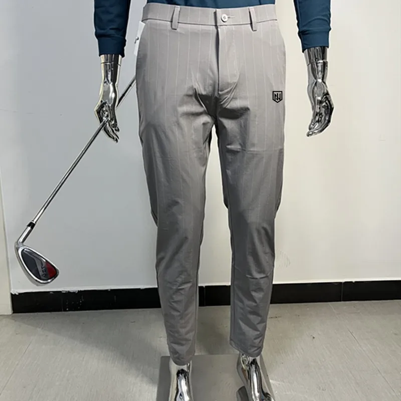 Summer Ultra Thin Breathable Golf Pants For Men Ice Silk Quick Dry High elasticity Golf Wear Men golf Trousers Sports Long Pants