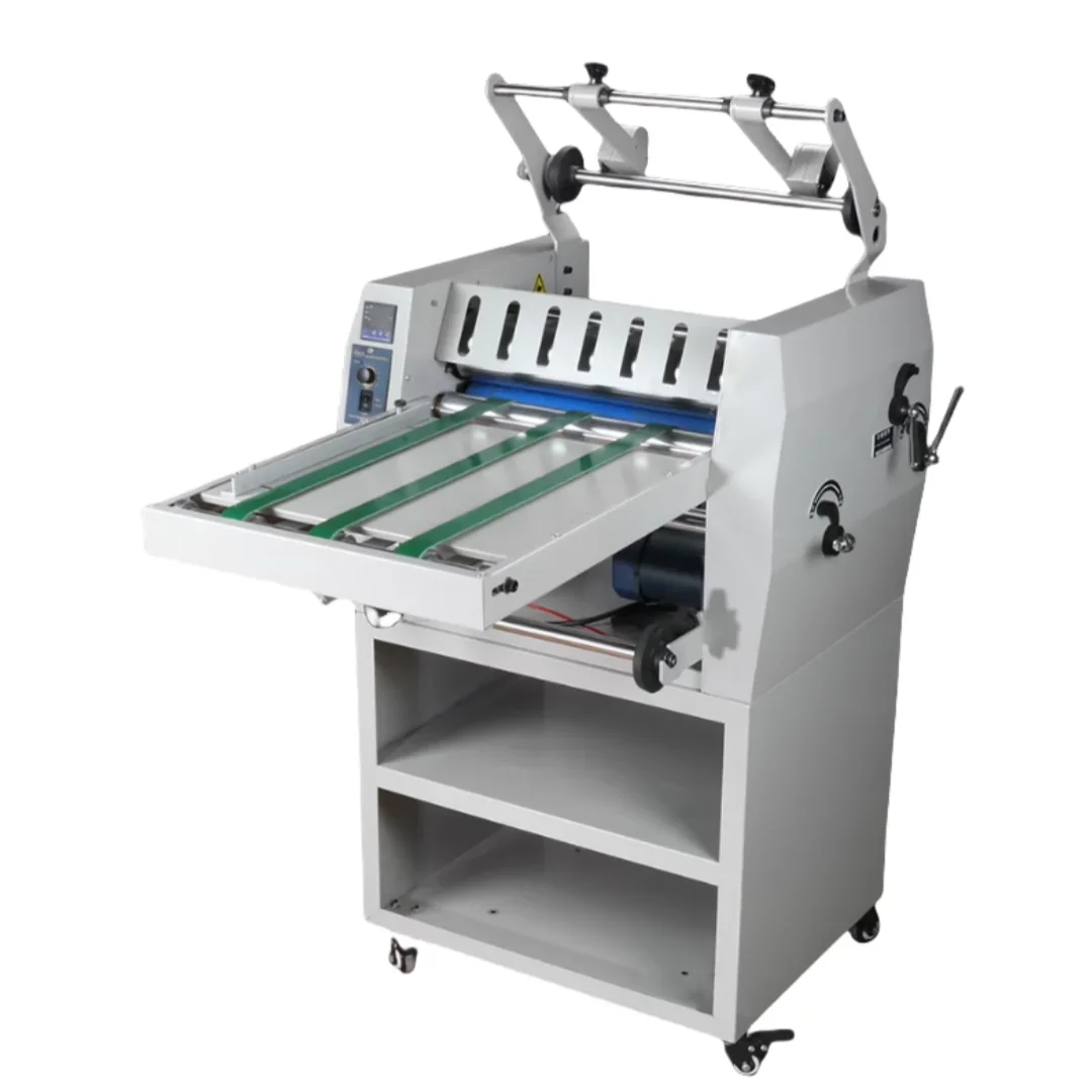 High-Speed Precision Automatic 400mm Hot and Cold Double Cut Roll Hot Laminating Laminaor Machine Plastic Lamination Machine