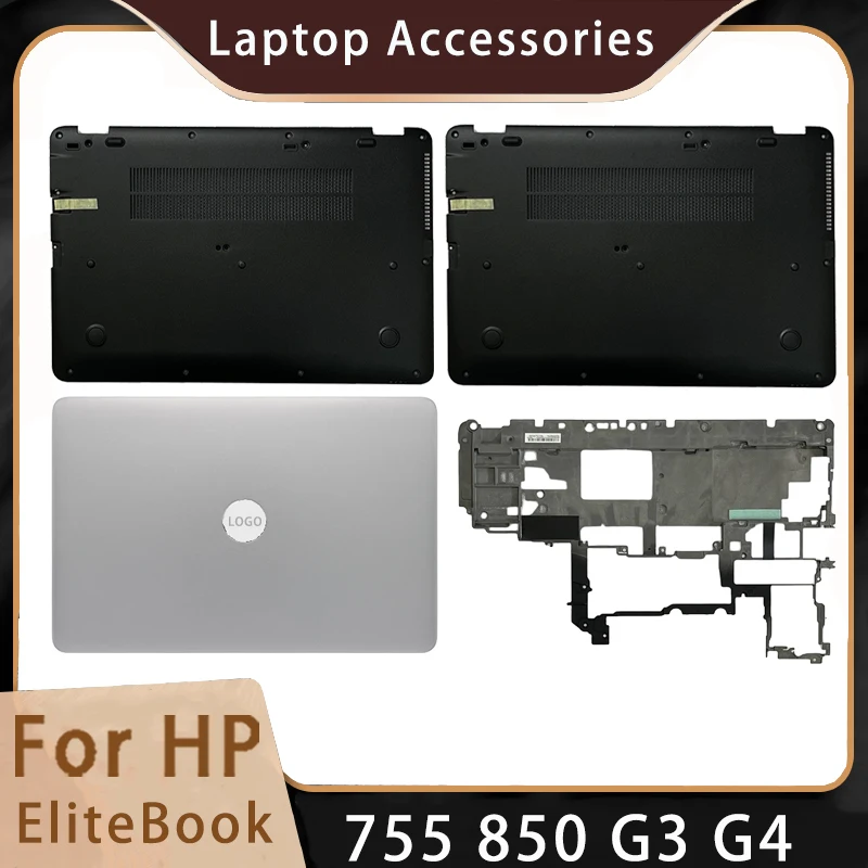 

Новинка для HP EliteBook 755 850 G3 G4; Сменные аксессуары для ноутбуков, задняя крышка ЖК/нижняя часть с логотипом 821181-001 821180-001