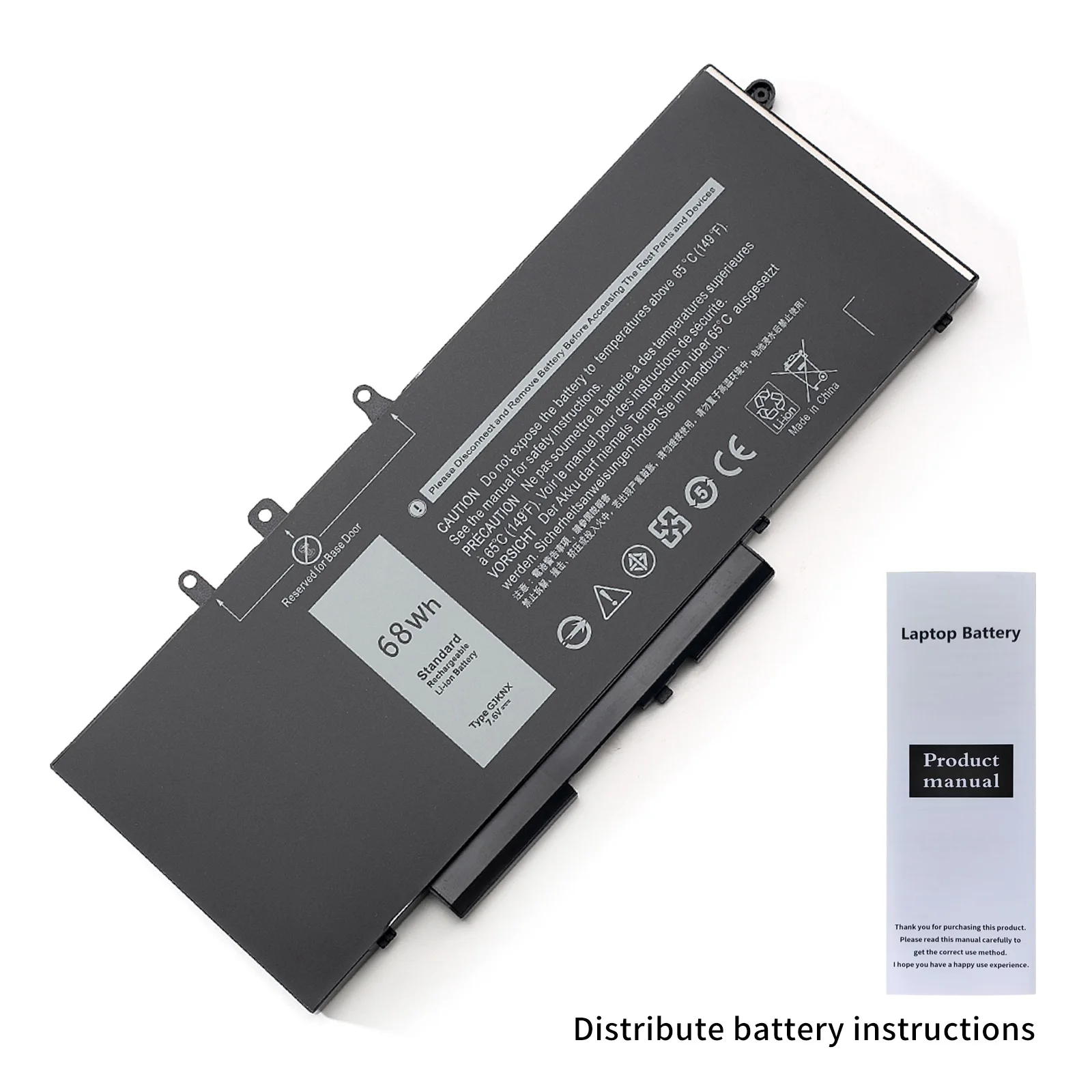 GJKNX Laptop Battery Compatible for Dell Latitude 5480 5580 5490 5580 E5480 E5580 E5590 E5490 Precision15 3520 M3520 GD1JP DY9NT