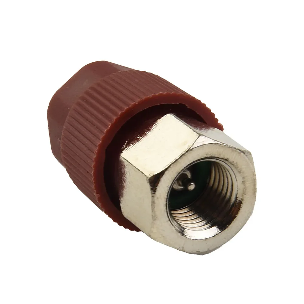 

1 комплект, адаптер для зарядного порта кондиционера, быстроразъемное соединение, модернизированный фитинг для заполнения, порт из металла и пластика