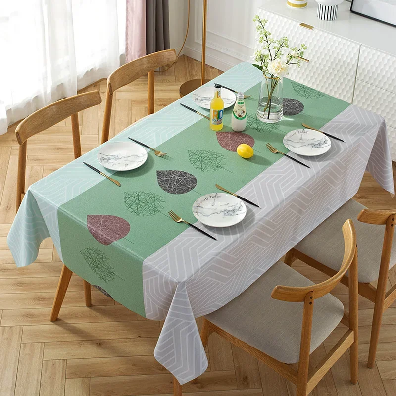 Modern Style Tablecloth Polyester Fiber Rectangular Kitchen Table Cover Home Party Wedding Decor Nappe De Table