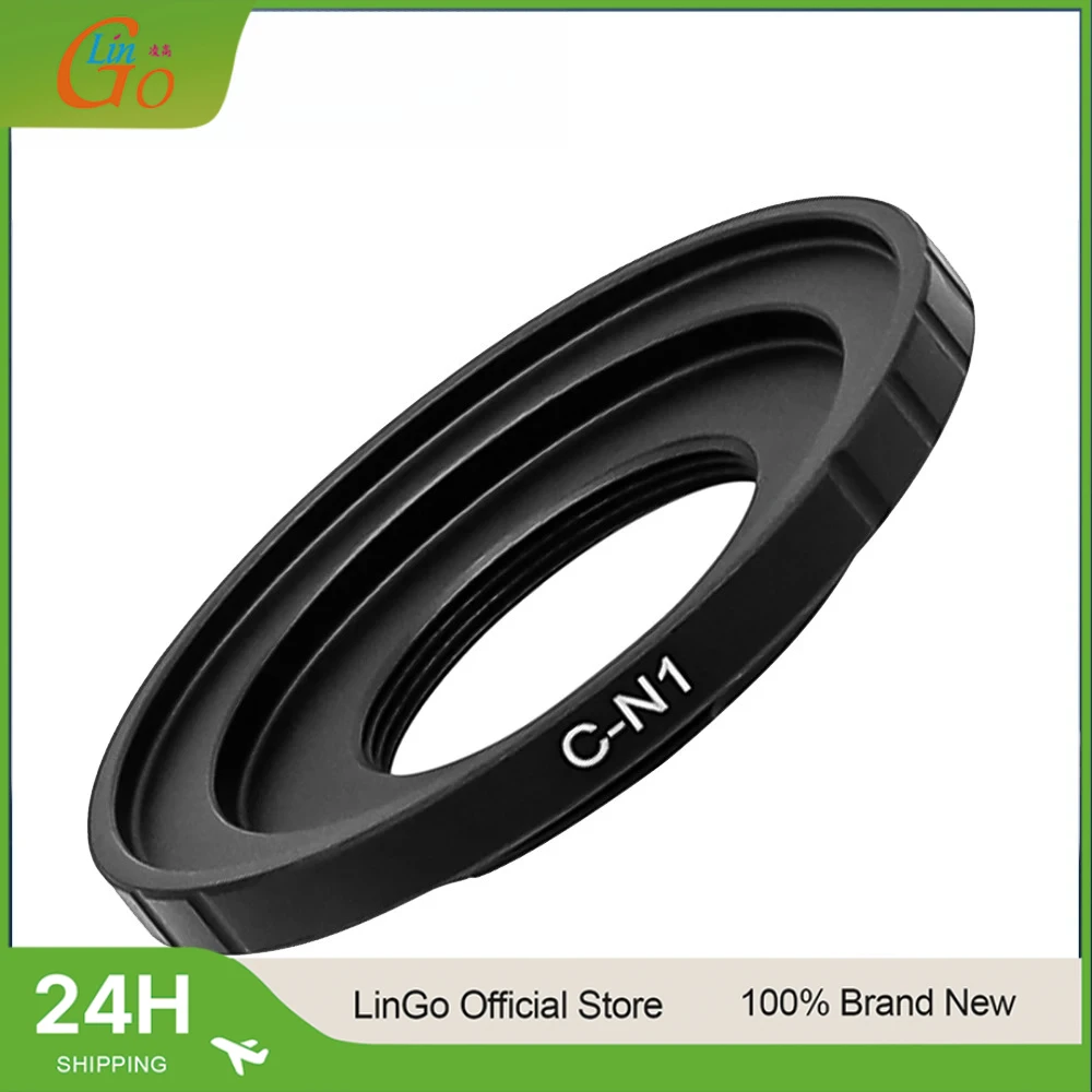 LinGo C-Mount 1 Mount Adapter Ring C-mount Lenses To For Nikon 1 Camera Lenses Adapter Ring
