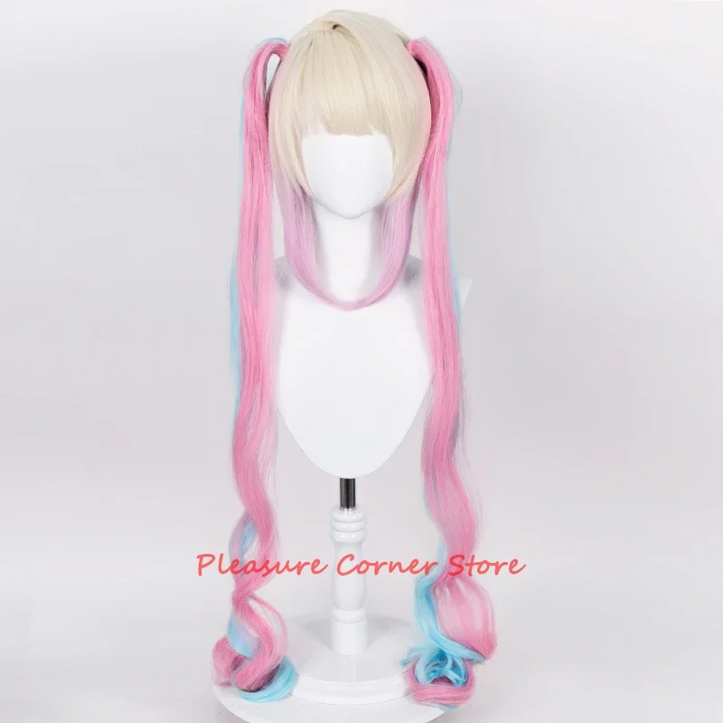 2025 New NEEDY GIRL OVERDOSE Pre Styled KAngel Wig OMG Kawaii Angel Ame Cosplay Heat Resistant Colorful Ponytail AA