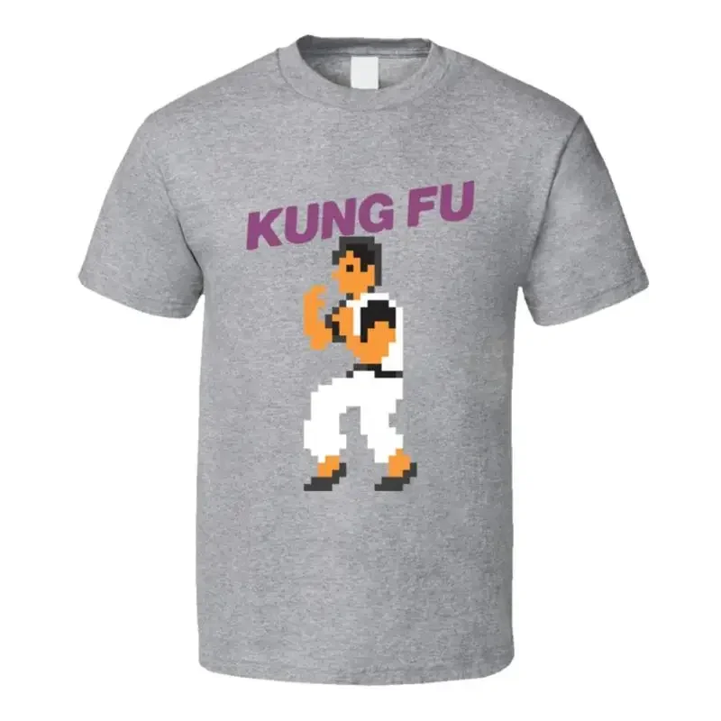Kung Fu Nes Retro-Videospiel-T-Shirt