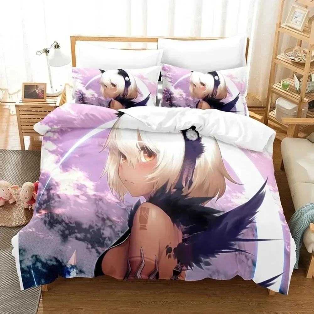 

3D Black Rock Shooter Anime Bedding Set Bedroom Soft Modern Bedspreads Comefortable Kids Duvet Cover Quilt Cover And Pillowcase