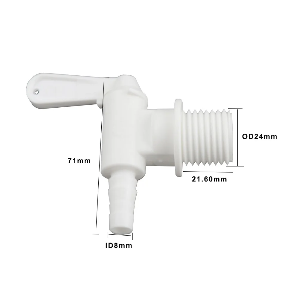 3pcs/lot White Plastic Spigot Bucket Bottling Spigot Fermenter Tap Faucet Replacement Homebrew Beer Wine Making Bar Tool