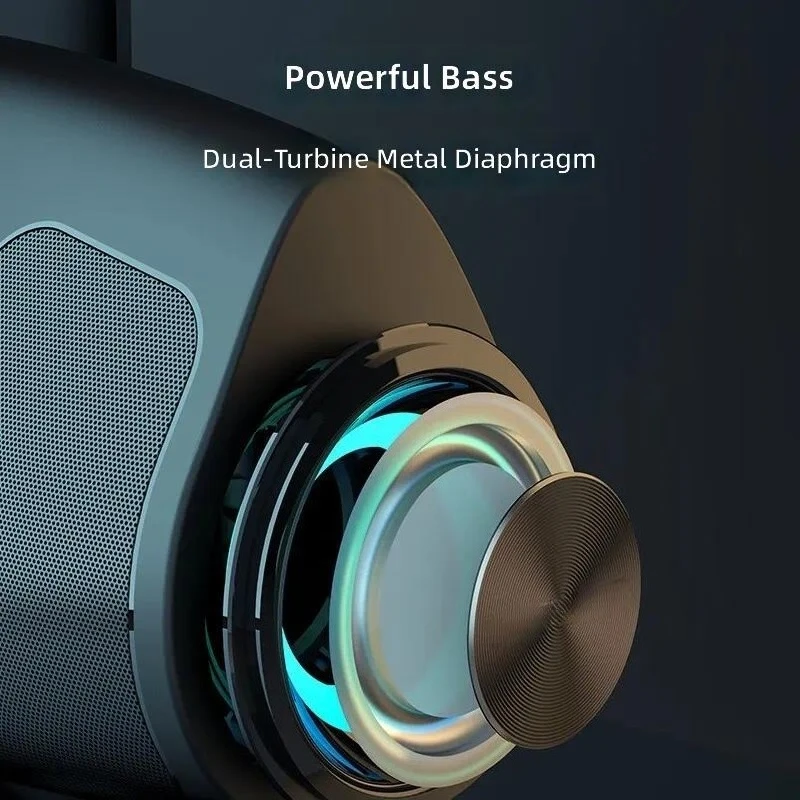 New Wireless Bluetooth Speaker Subwoofer Outdoor Home Karaoke Audio System Square Dance Music Player