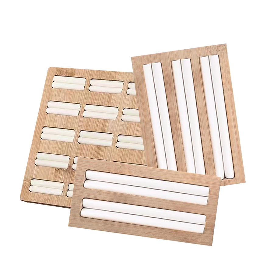 1pc, Bamboo Ring Storage Tray, Used for Jewelry, Earrings, Ring Storage and Arrangement
