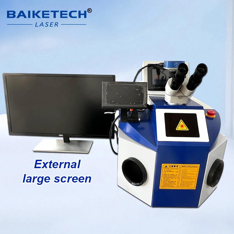 TH-JW200XT MAX YAG Jewelry Laser Welding Machine with External CCD & External Large Screen, HD Clear Imaging, High Precision Spo