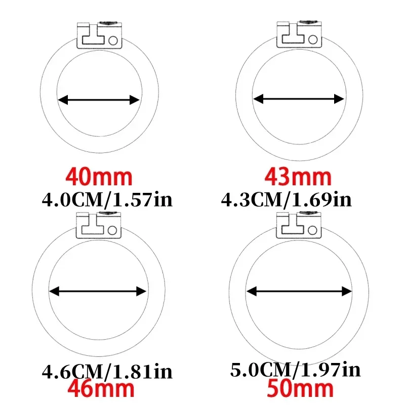 Pink Mini Sissy Chastity Cage Devices with 5 Size Penis Rings Set Cock Cage Bondage Slave Abstinence Control Sex Toys for Male