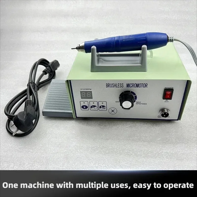 

Dental Micromotor 70000 RPM Brushless Polishing Unit Lab Handpiece for Jewelry Carving Tool Equipment Set Home Use