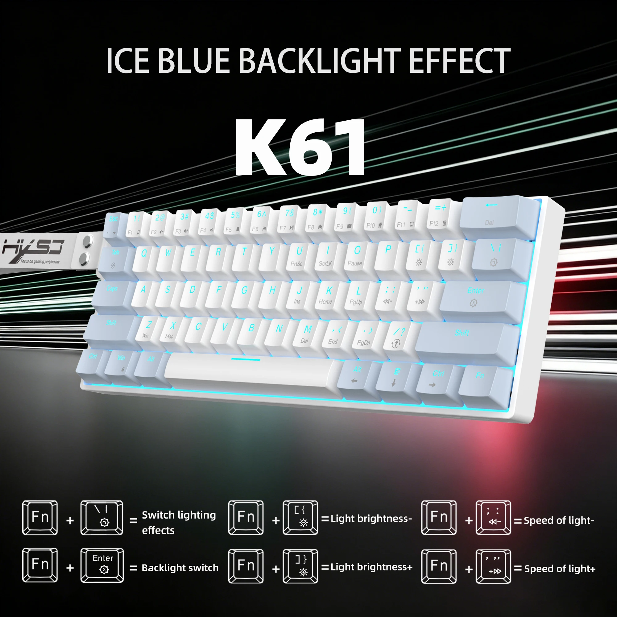 Портативная мини-механическая  – обзор и цена Keyboard Gaming Blue Switch