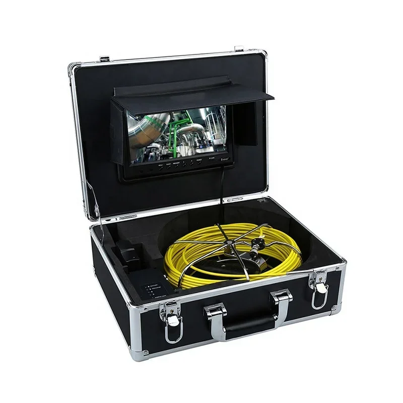 

Factory direct 7-inch display 20M sewer pipe inspection camera system, suitable for industrial vehicle inspection endoscope