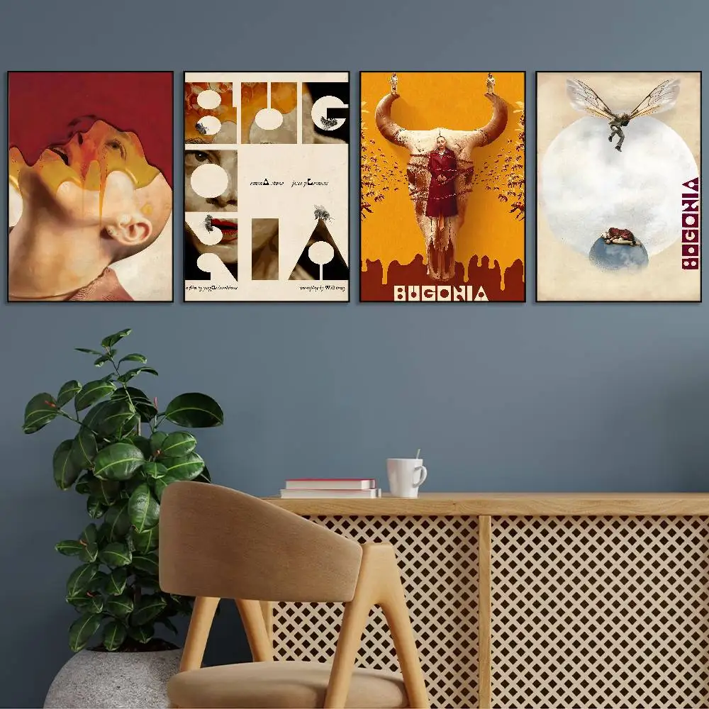 الخيال العلمي فيلم Bugonia ملصق معرض يطبع ذاتية اللصق ديكور المنزل الديكور صور مطبوعة للحوائط غرفة المعيشة ملصق